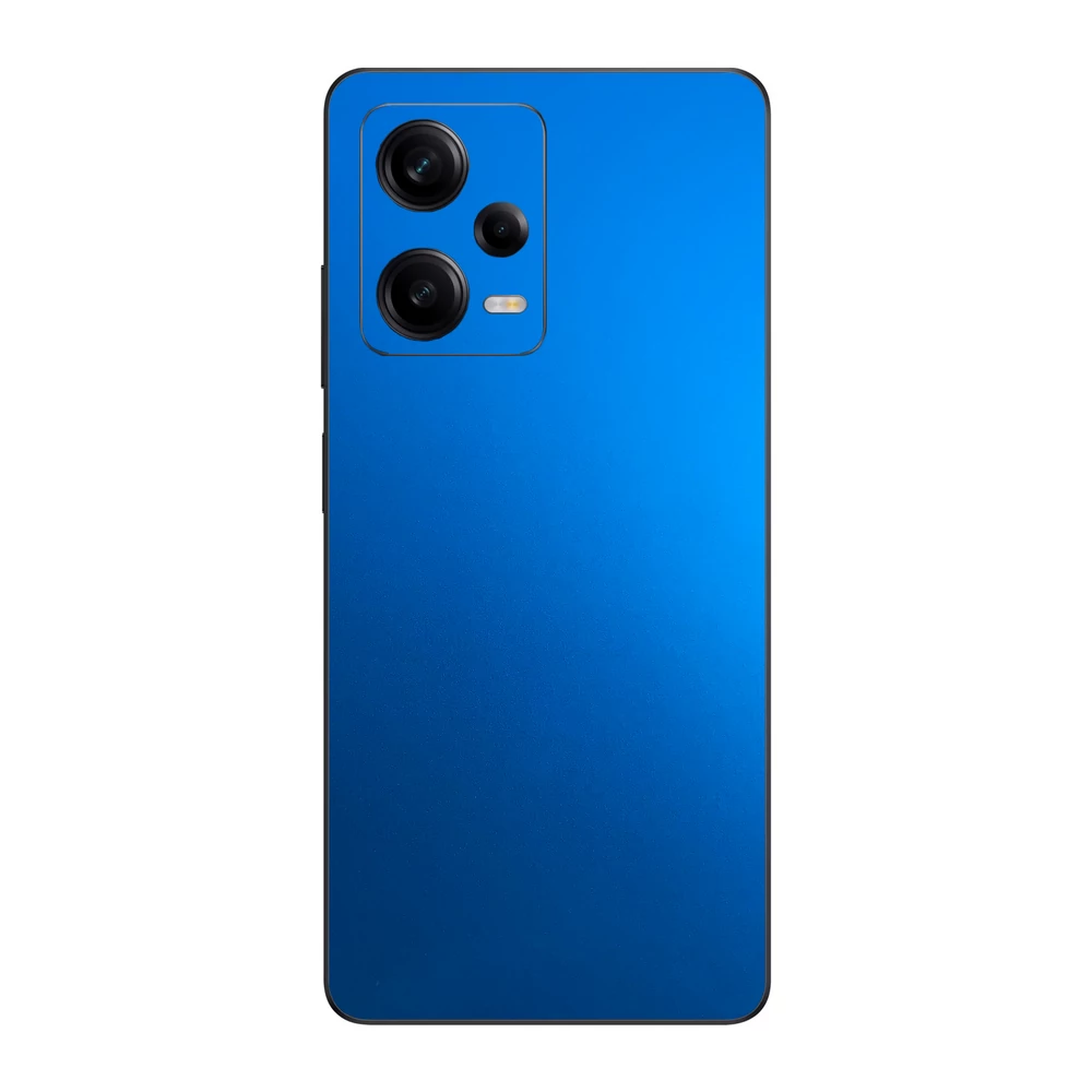 Xiaomi Redmi Note 12 Pro 5G - Matt króm világoskék hátlap fólia