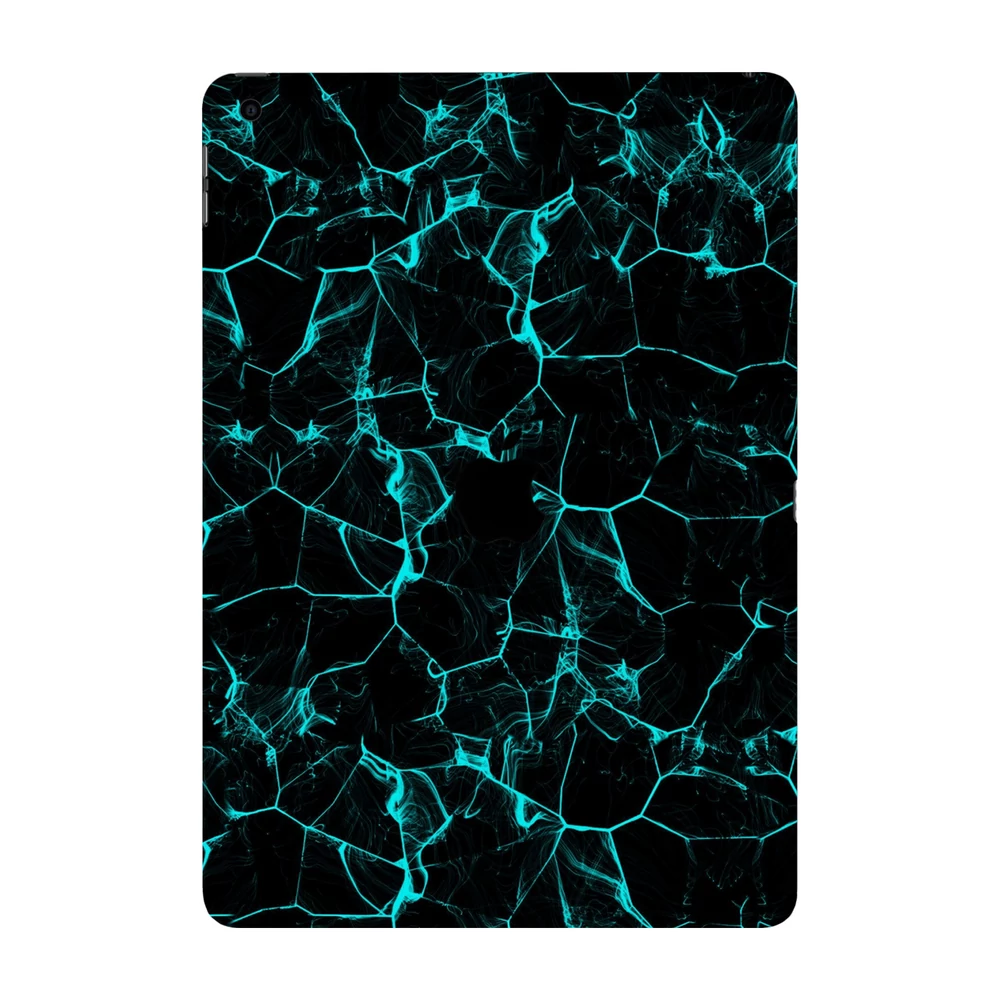 iPad 10.2" ( 2021, gen 9 ) - Kék füstcsíkos hátlap fólia