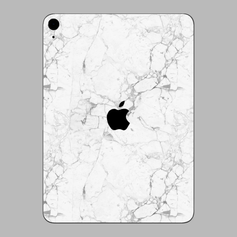 iPad 10.9" ( 2022, gen 10 ) - Fehér márvány mintás hátlap fólia