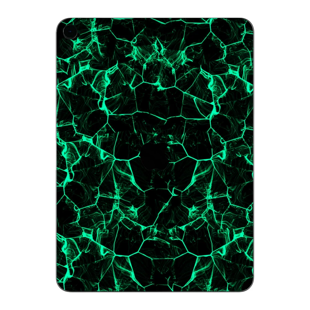 iPad 10.9" ( 2022, gen 10 ) - Zöld füstcsíkos hátlap fólia