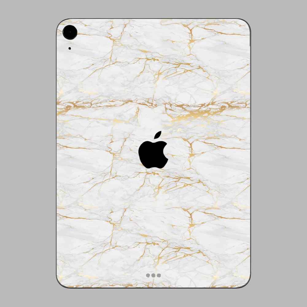 iPad Air 5 - Arany márvány mintás hátlap fólia