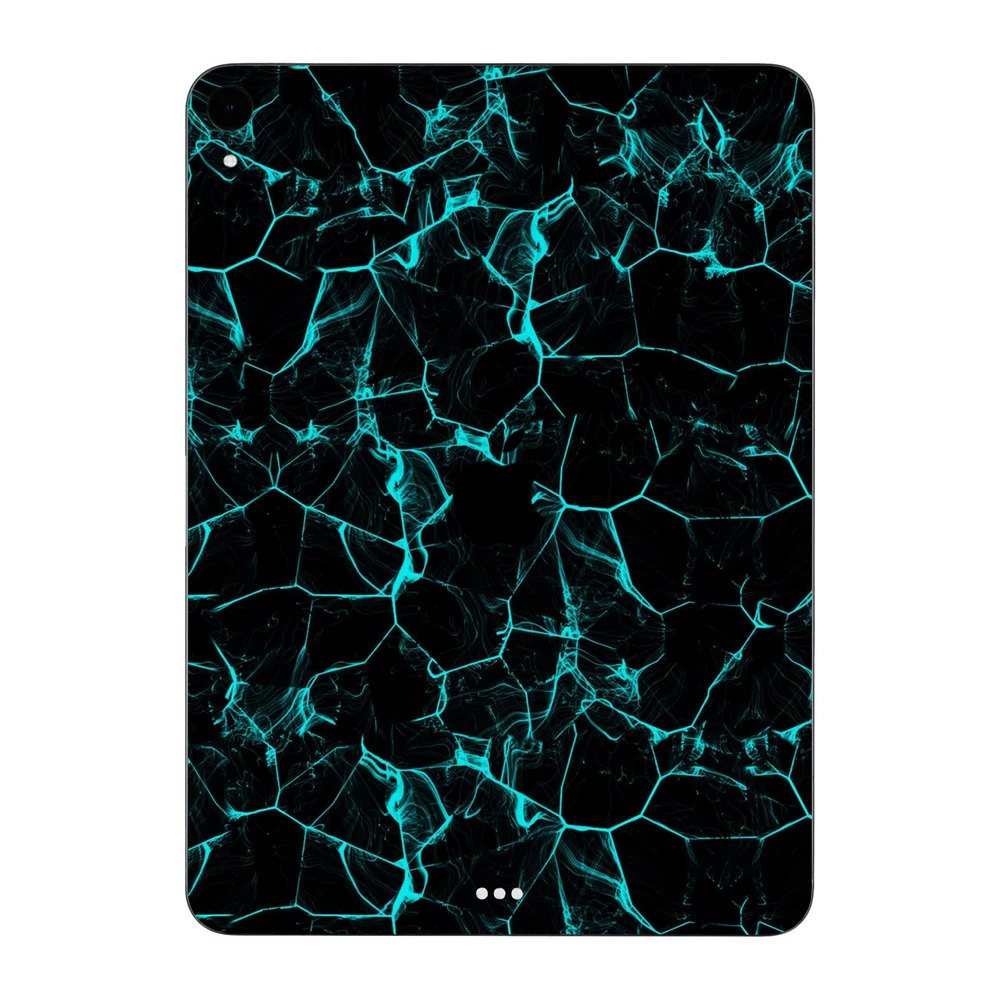 iPad Pro 11" ( 2018 - 2019, gen 1 ) - Kék füstcsíkos hátlap fólia