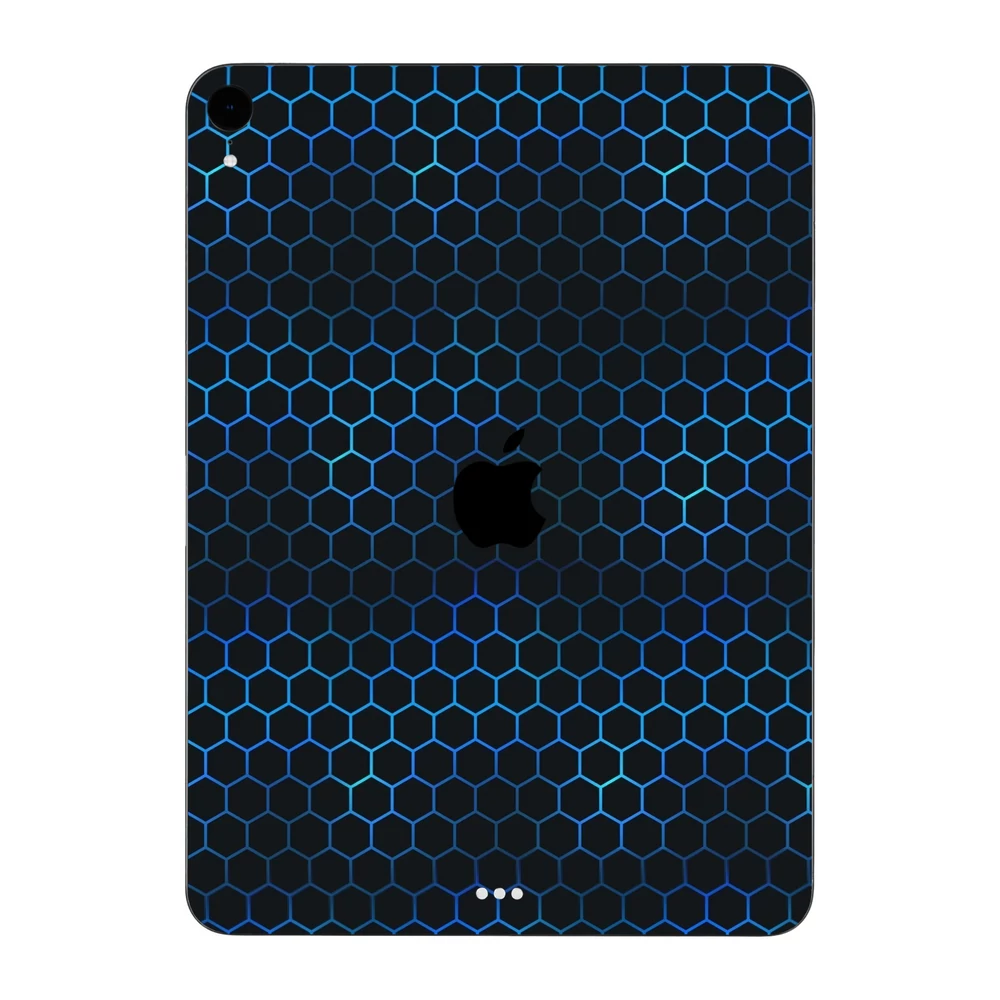 iPad Pro 11" ( 2018 - 2019, gen 1 ) - Kék méhsejt hátlap fólia