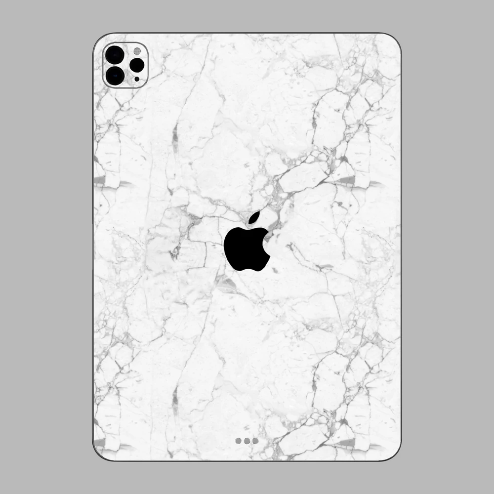 iPad Pro 11" ( 2022, gen 4 ) - Fehér márvány mintás hátlap fólia