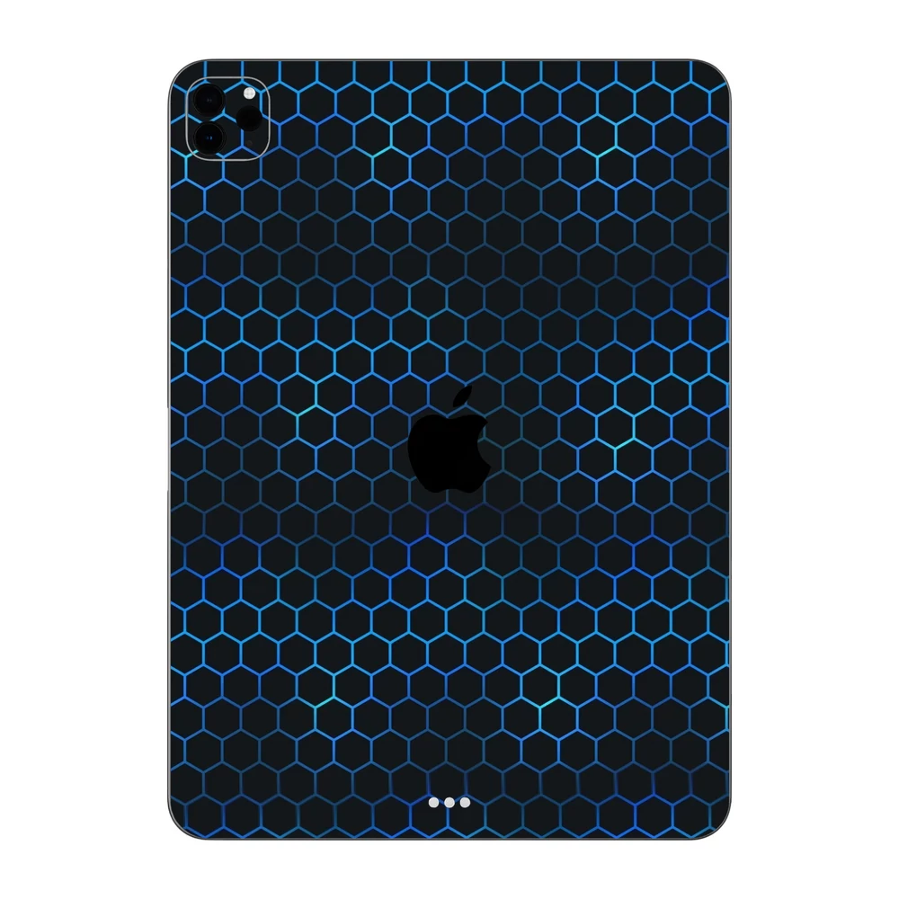 iPad Pro 11" ( 2022, gen 4 ) - Kék méhsejt hátlap fólia