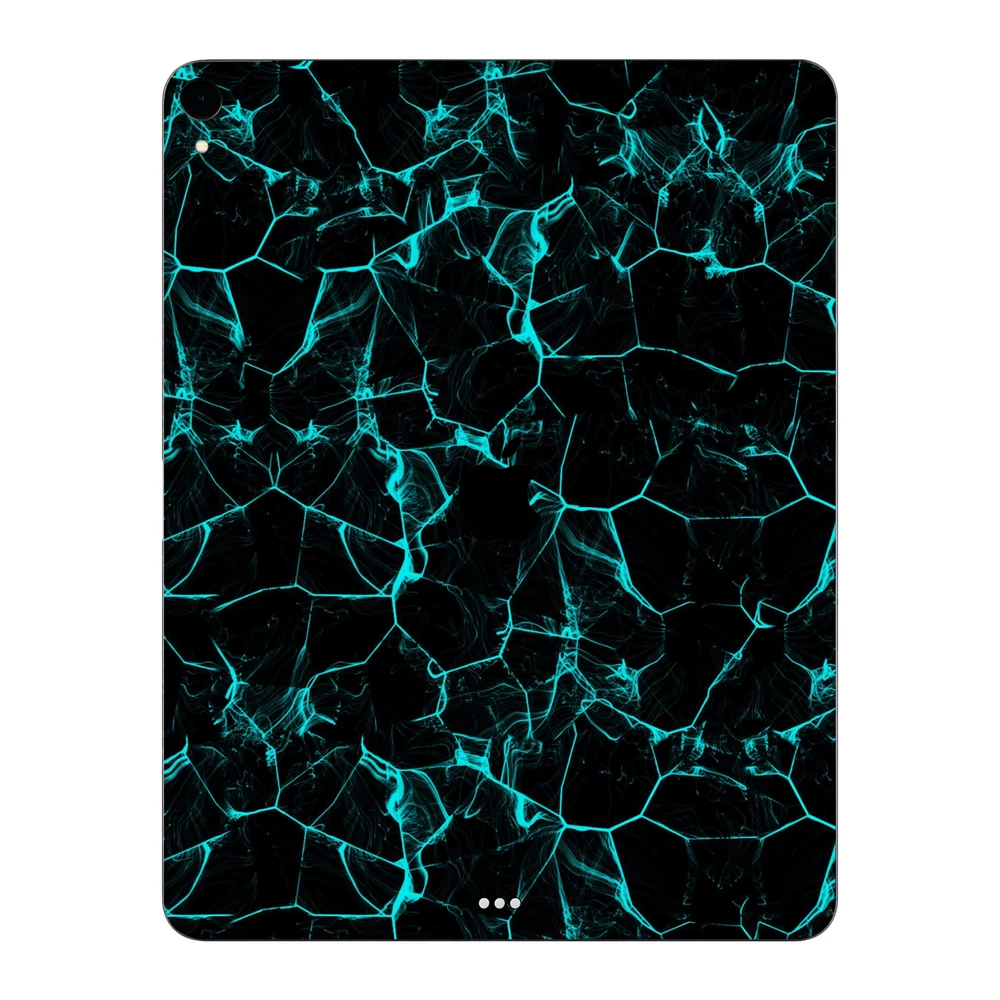 iPad Pro 12.9" ( 2018 - 2019, gen 3 ) - Kék füstcsíkos hátlap fólia