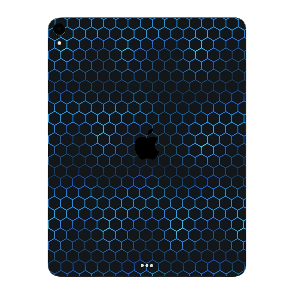 iPad Pro 12.9" ( 2018 - 2019, gen 3 ) - Kék méhsejt hátlap fólia
