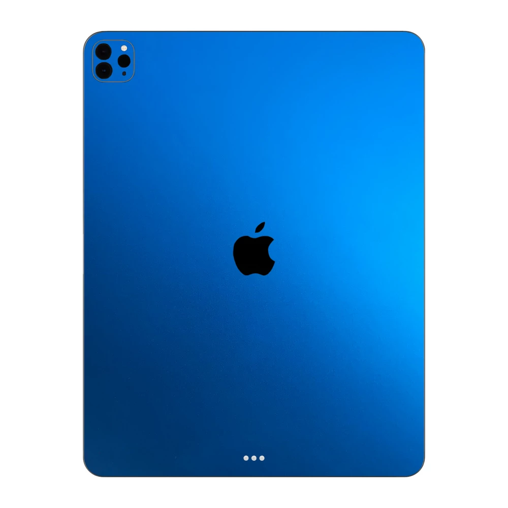 iPad Pro 12.9" ( 2020, gen 4 ) - Matt króm világoskék hátlap fólia