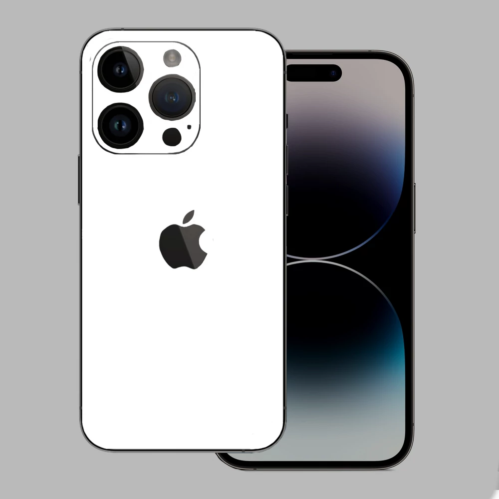 iPhone 14 Pro Max - Matt fehér hátlap fólia