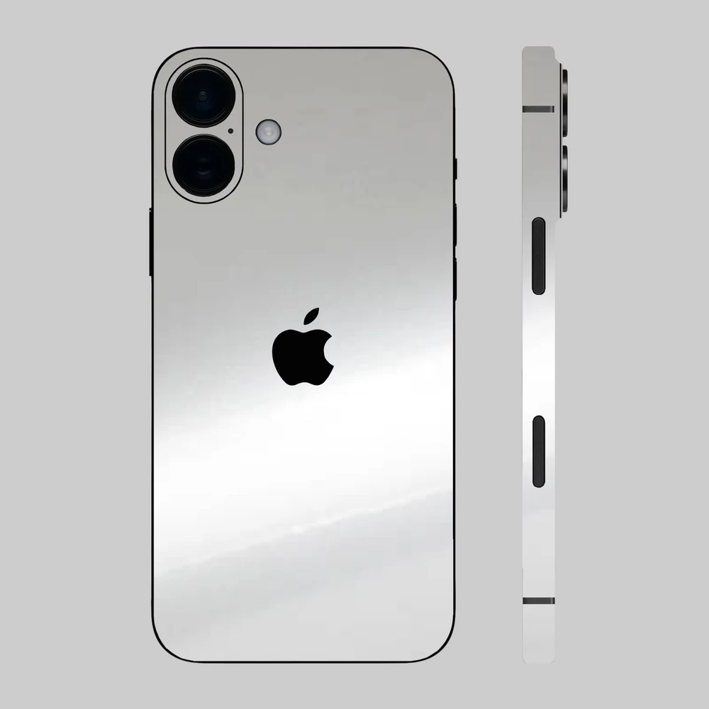 iPhone 16 Plus - Gyöngyház fehér hátlap fólia