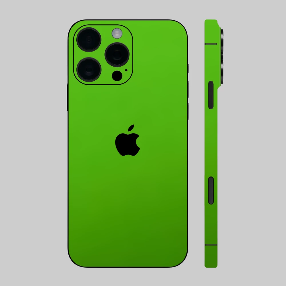 iPhone 16 Pro Max - Matt zöld alma hátlap fólia