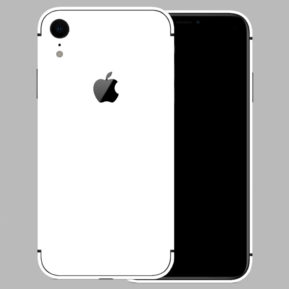 iPhone XR - Matt fehér hátlap fólia