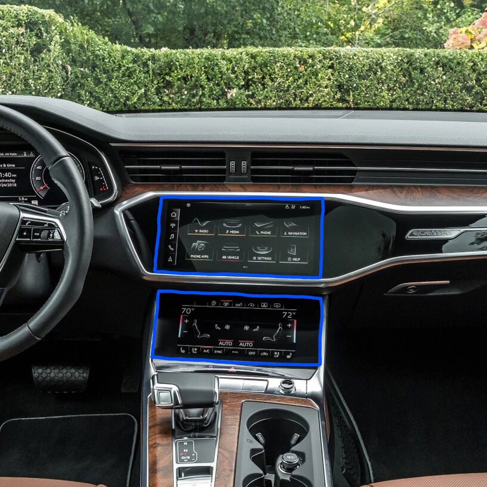 Audi A6 S line ( 2019-2024 ) - Kijelzővédő fólia