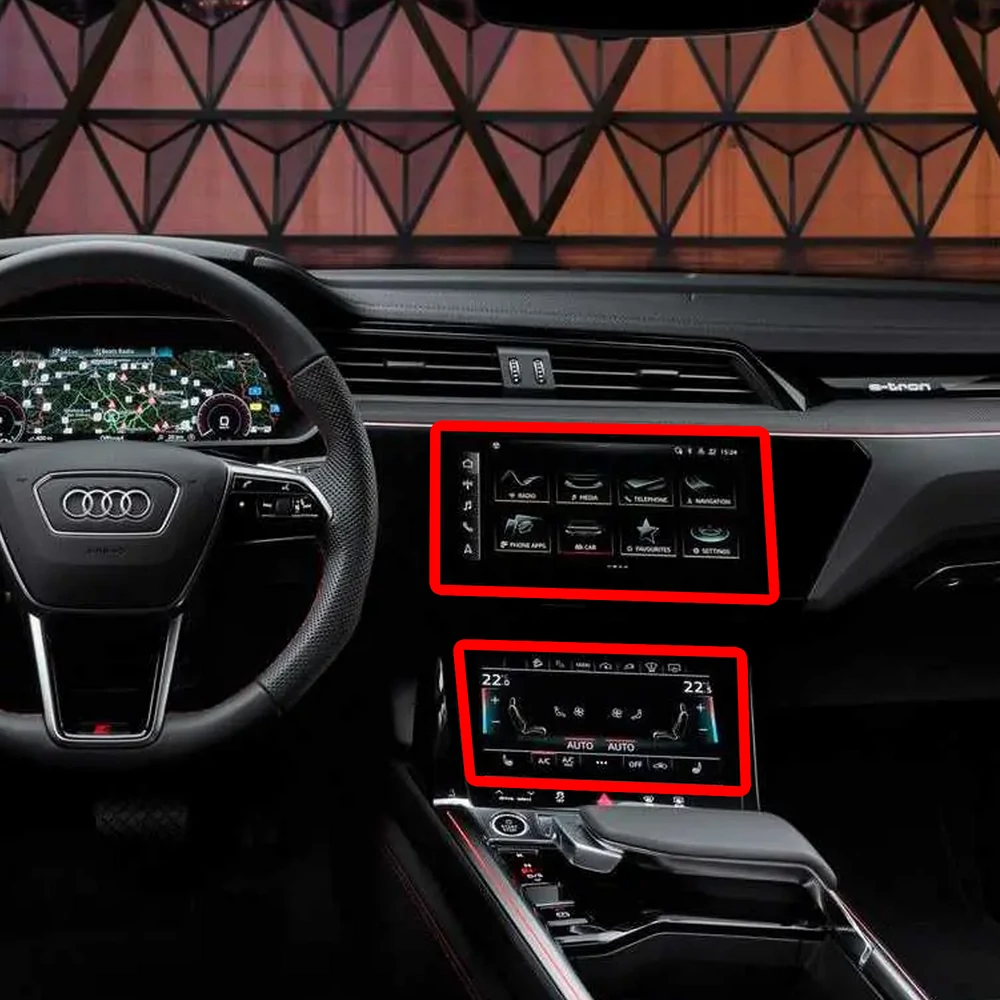 Audi Q8 S line ( 2020-2025 ) - Kijelzővédő fólia