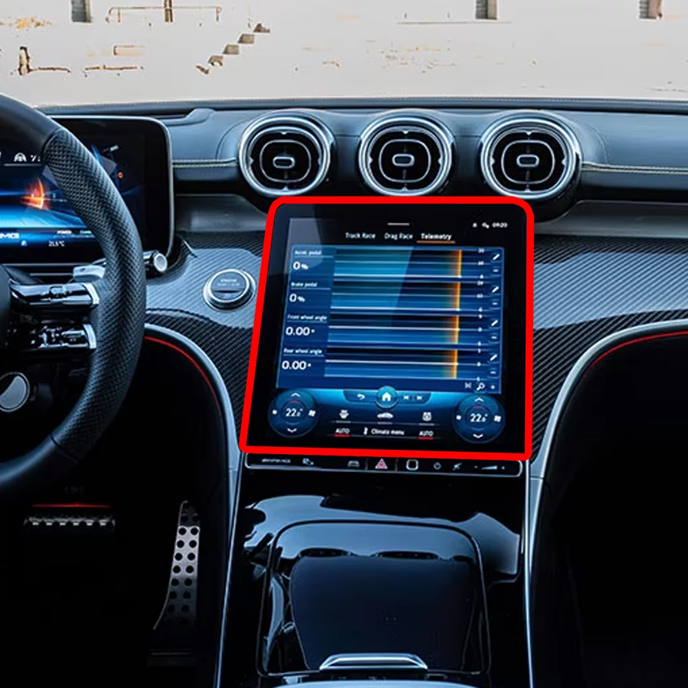 Mercedes-Benz C-osztály ( 2021-2025 ) - Kijelzővédő fólia