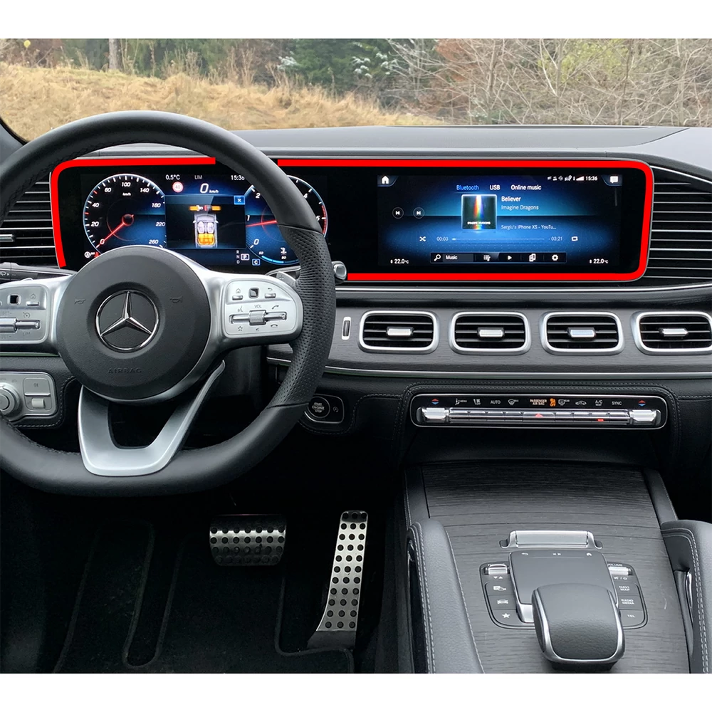 Mercedes-Benz GLE-osztály ( 2019 - 2025 ) - Kijelzővédő fólia