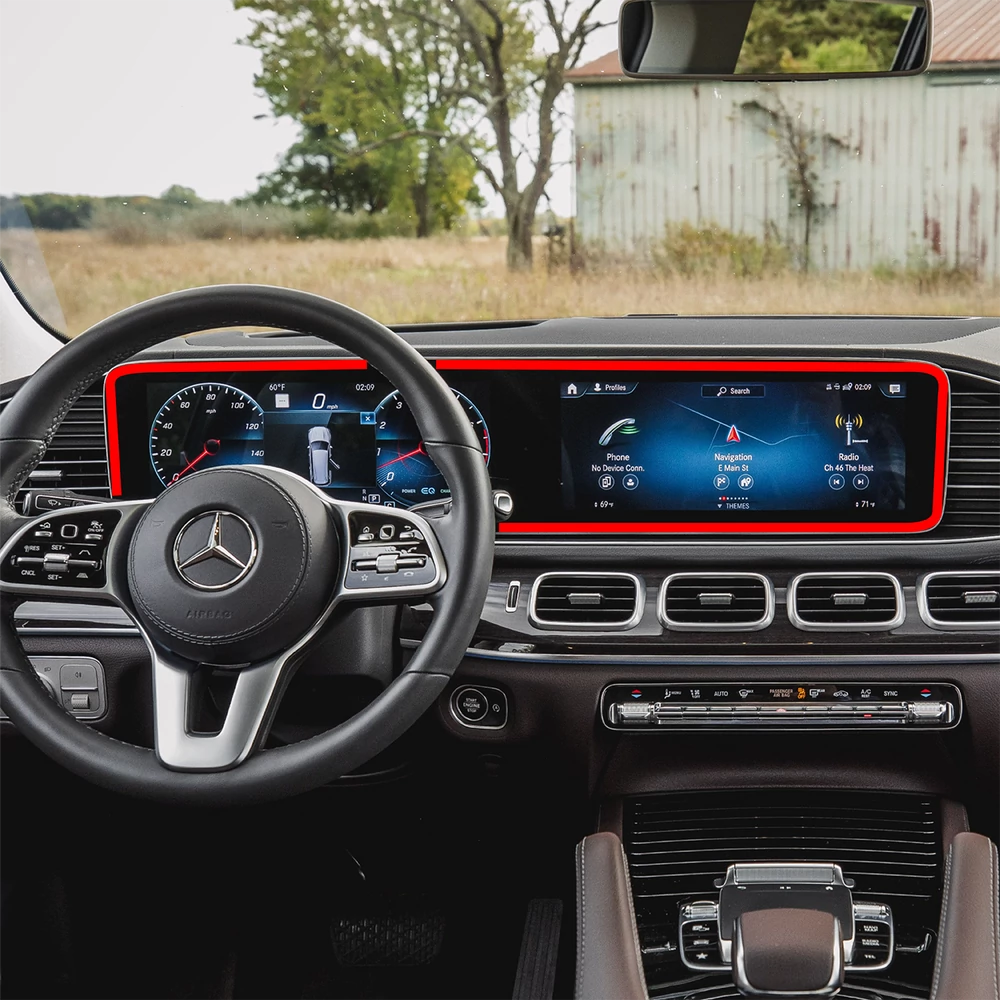 Mercedes-Benz GLS-osztály ( 2019 - 2025 ) - Kijelzővédő fólia