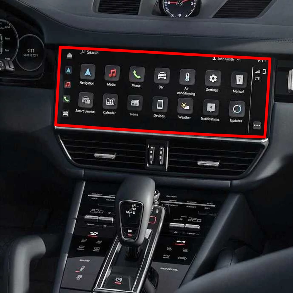 Porsche Cayenne ( 2019 - 2025 ) - Kijelzővédő fólia