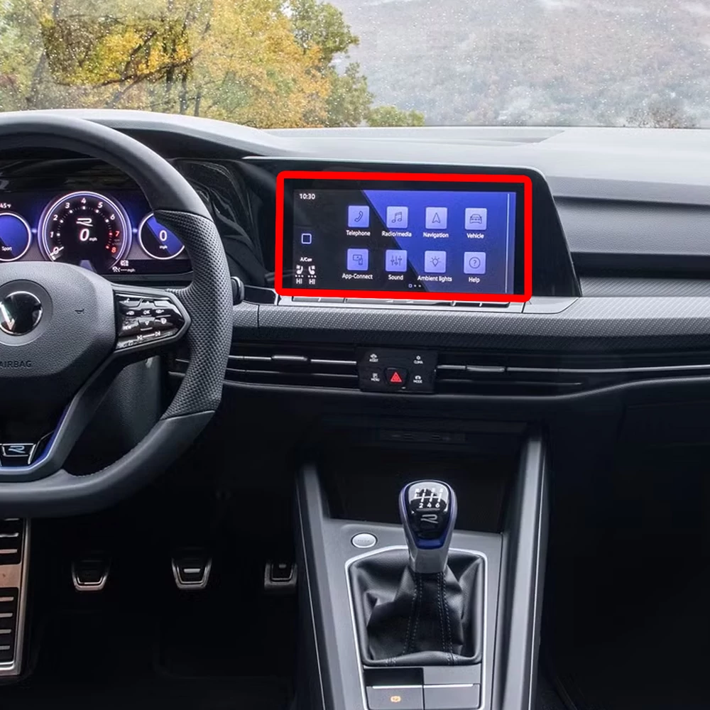 Volkswagen Golf ( 2021-2023 ) - Kijelzővédő fólia