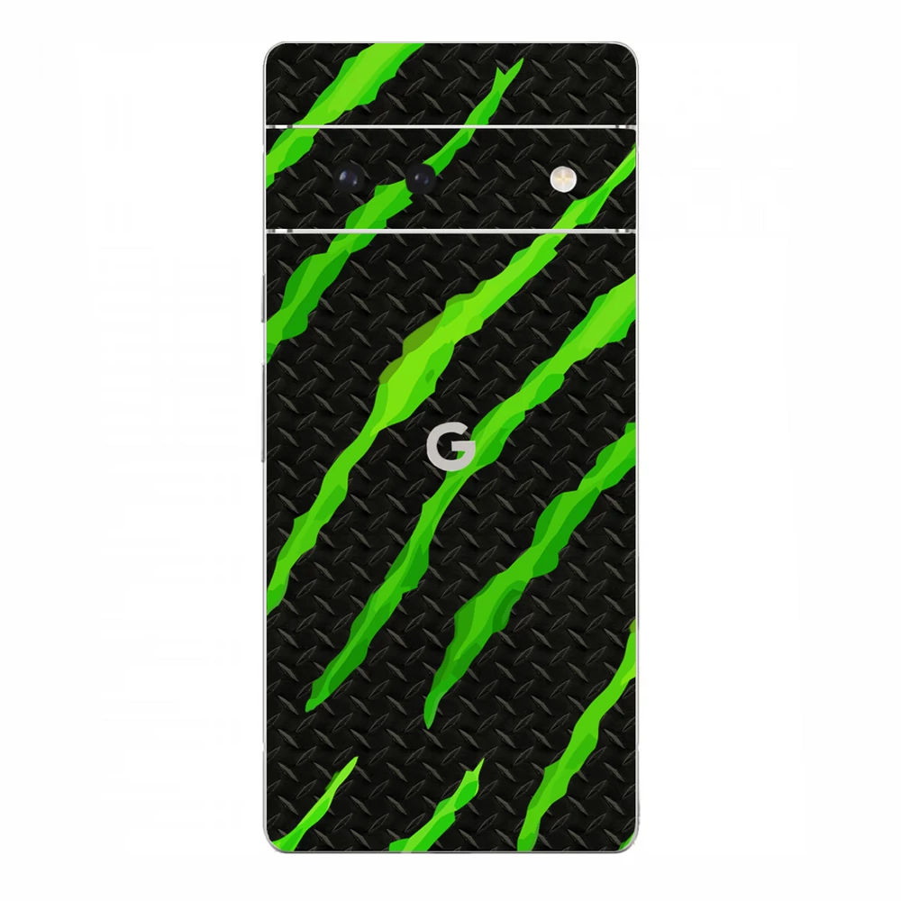 Pixel 6 - Zöld karmolásos hátlap fólia