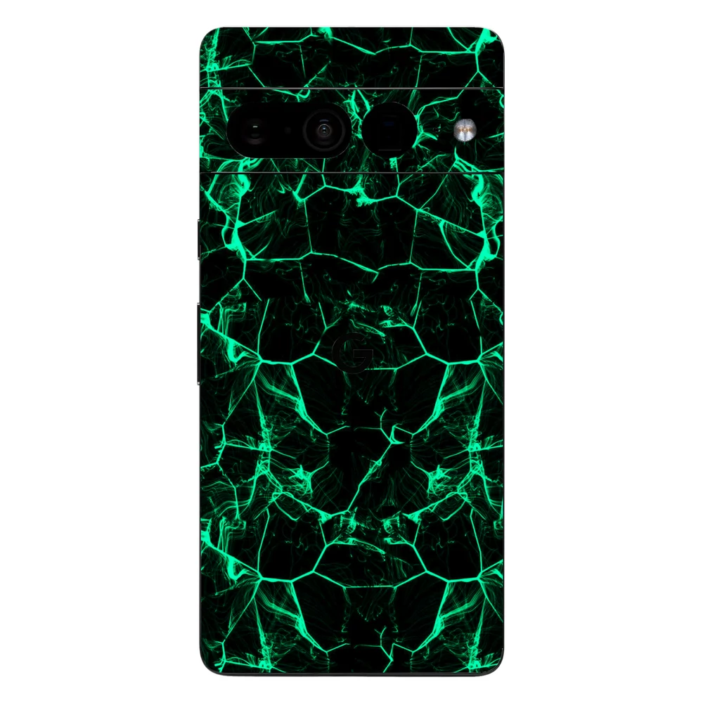 Pixel 7 Pro - Zöld füstcsíkos hátlap fólia