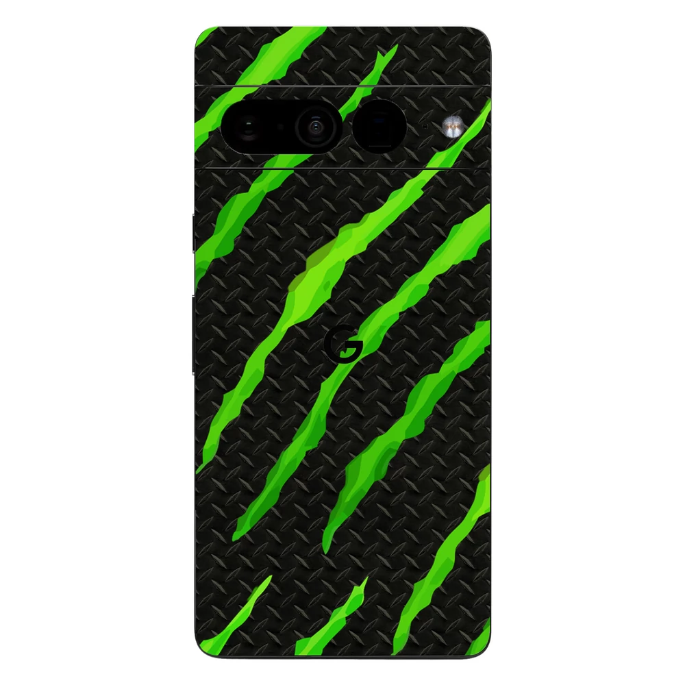 Pixel 7 Pro - Zöld karmolásos hátlap fólia