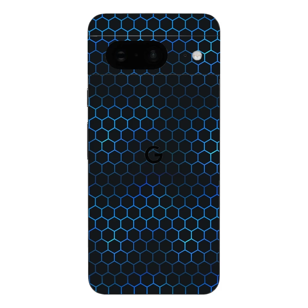 Pixel 8a - Kék méhsejt hátlap fólia