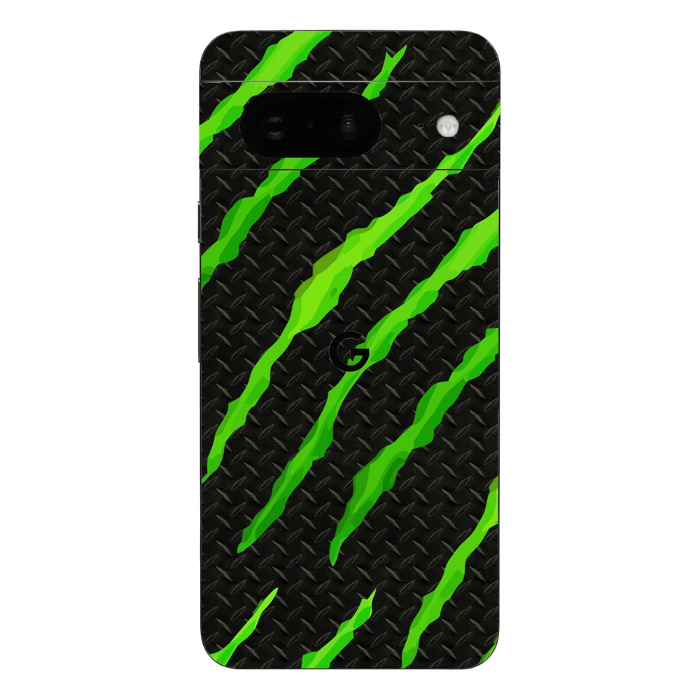 Pixel 8a - Zöld karmolásos hátlap fólia