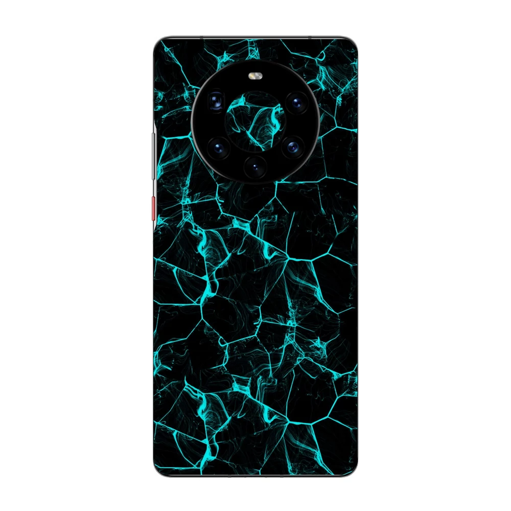 Huawei Mate 40 Pro - Kék füstcsíkos hátlap fólia