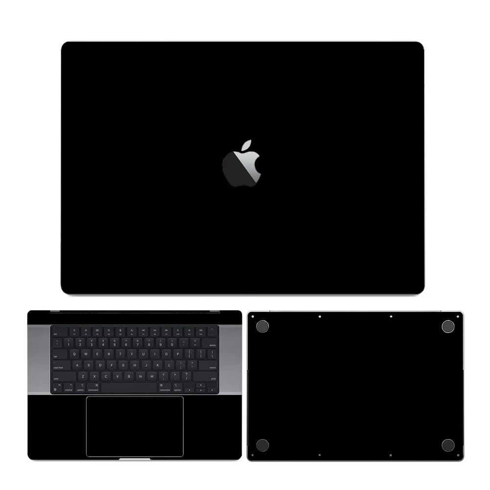 MacBook Pro 13" ( 2019, két Thunderbolt 3 Port ) - Matt fekete hátlap fólia
