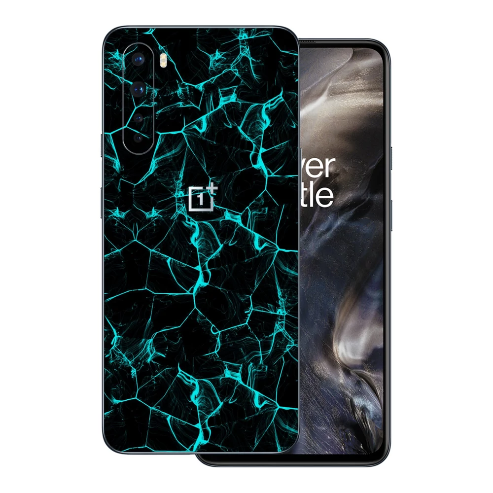 OnePlus ord - Kék füstcsíkos hátlap fólia