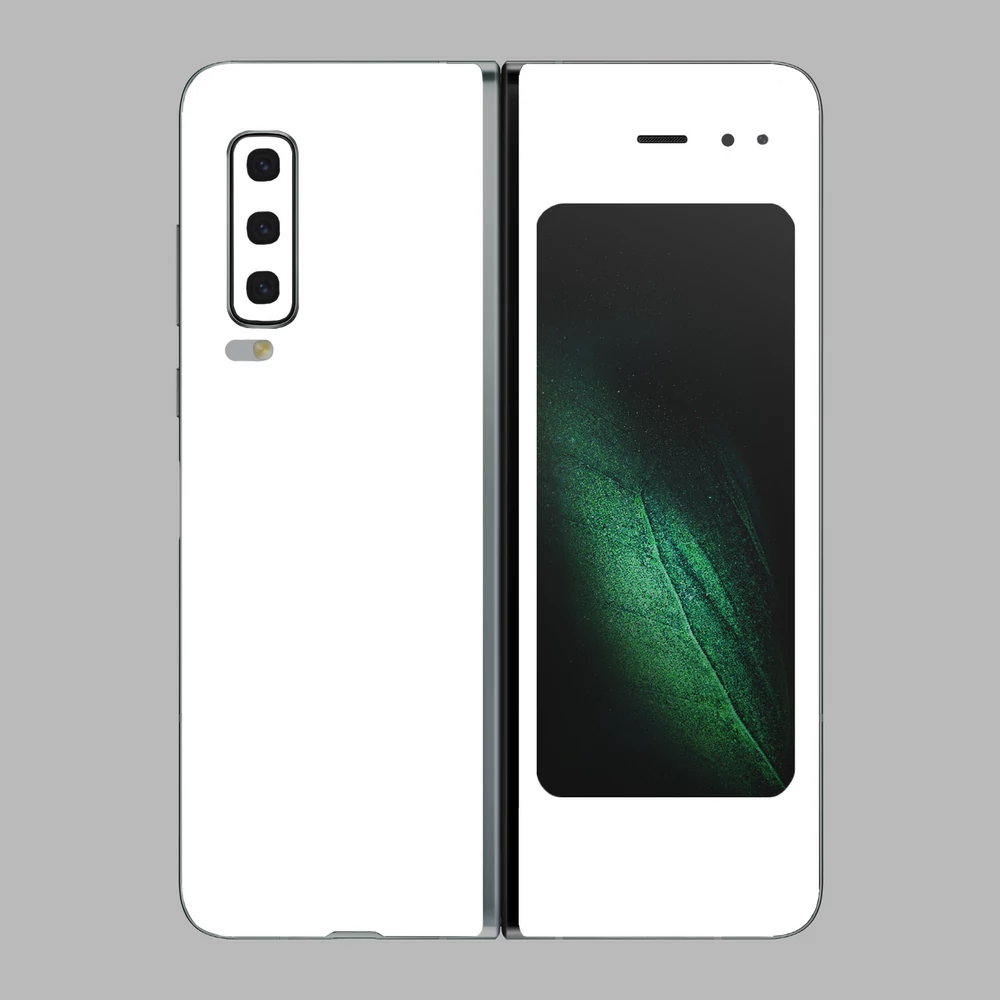Samsung Galaxy Fold - Matt fehér hátlap fólia
