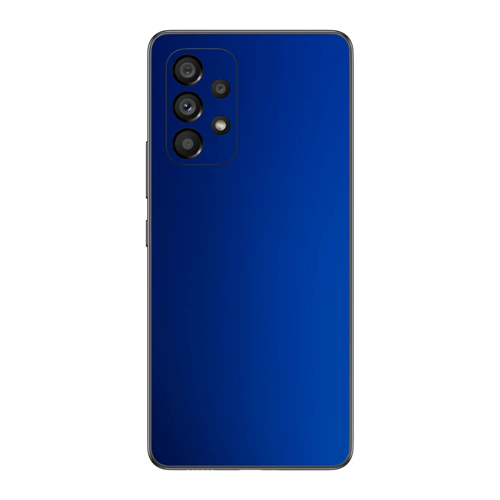 Galaxy A53 - Matt króm sötétkék hátlap fólia