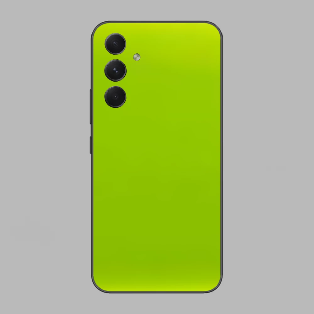 Galaxy A54 - Fényes metál lime hátlap fólia