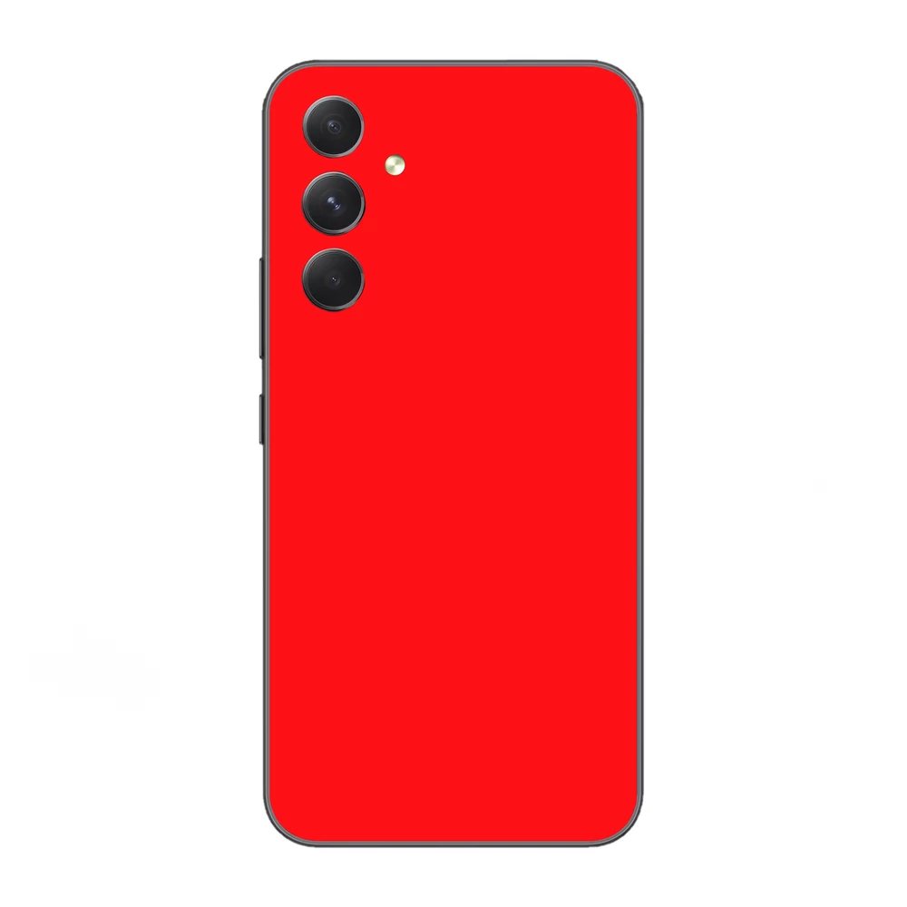 Galaxy A54 - Fényes piros hátlap fólia