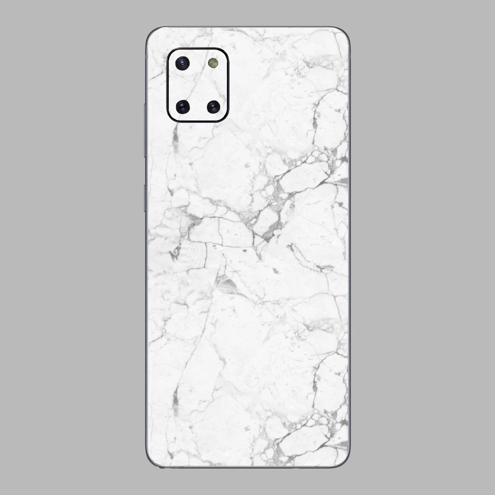Samsung Galaxy Note 10 Lite - Fehér márvány mintás hátlap fólia