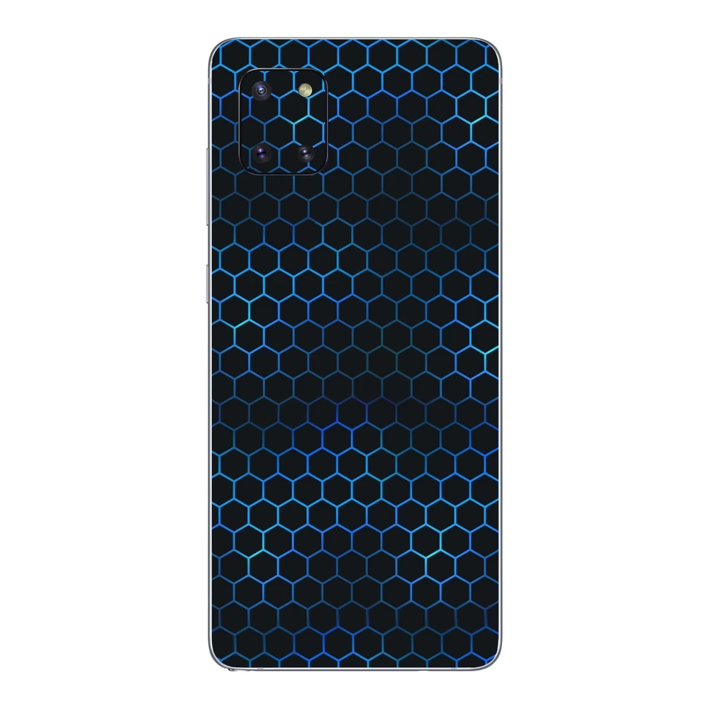 Samsung Galaxy Note 10 Lite - Kék méhsejt hátlap fólia