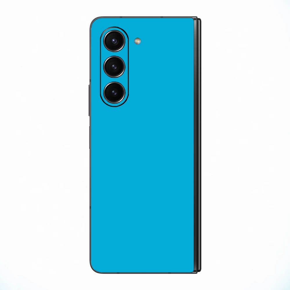 Galaxy Z Fold 6 - Fényes metál világoskék hátlap fólia