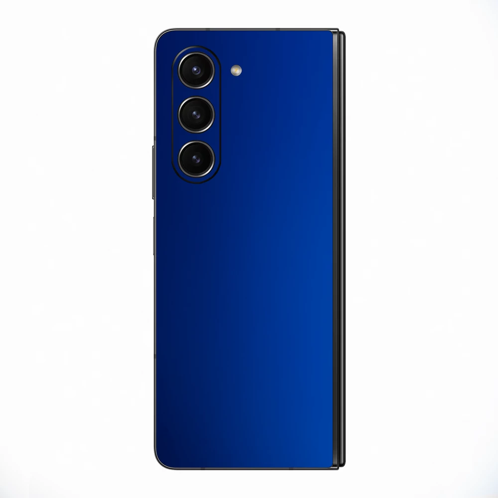 Galaxy Z Fold 5 - Matt króm sötétkék hátlap fólia