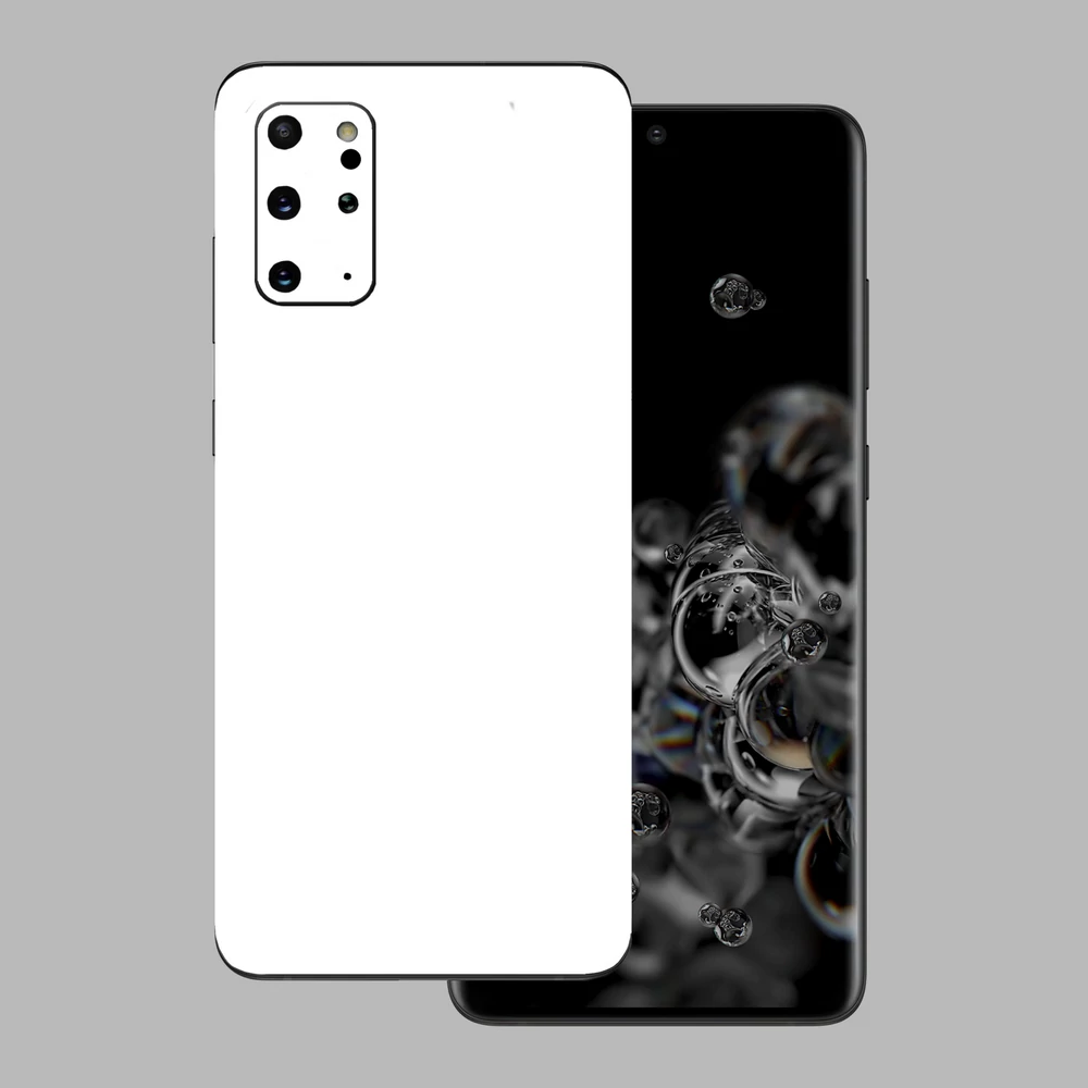 Samsung Galaxy S20 Plus - Matt fehér hátlap fólia