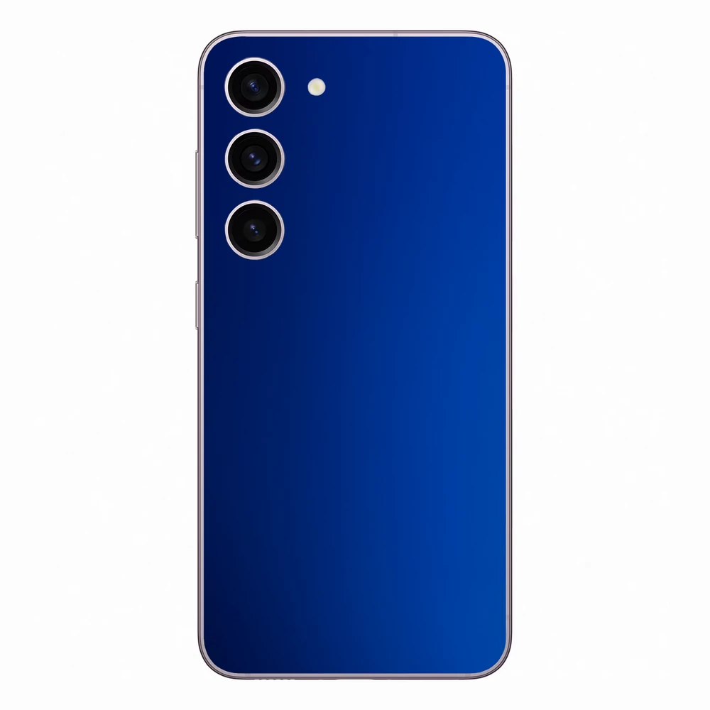 Samsung Galaxy S23 - Matt króm sötétkék hátlap fólia