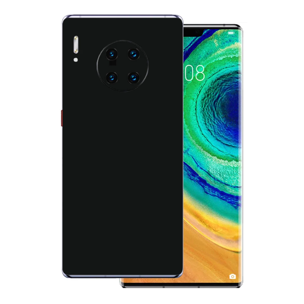 Huawei Mate 30 Pro - Fényes fekete hátlap fólia