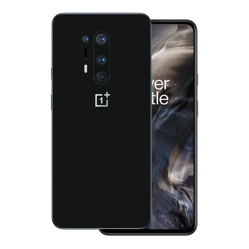 OnePlus 8 Pro - Fényes fekete hátlap fólia