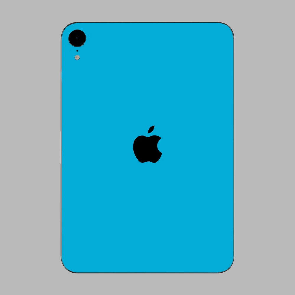 iPad mini 6 - Fényes metál világoskék hátlap fólia