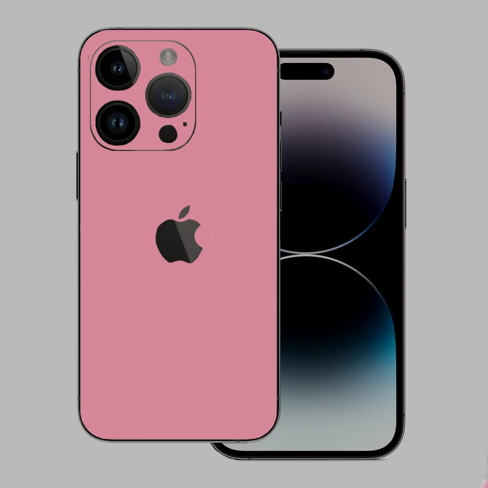 iPhone 14 Pro Max - Fényes pink hátlap fólia