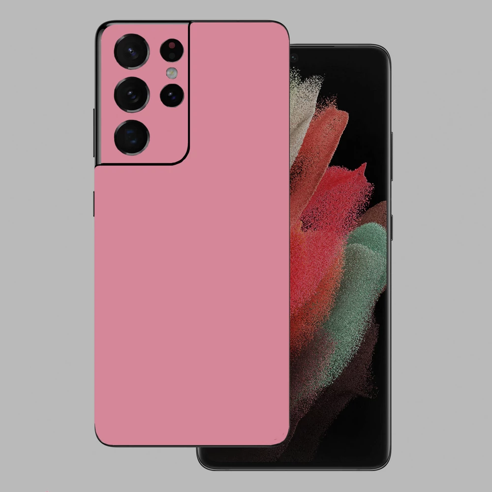 Samsung Galaxy S21 Ultra - Fényes pink hátlap fólia