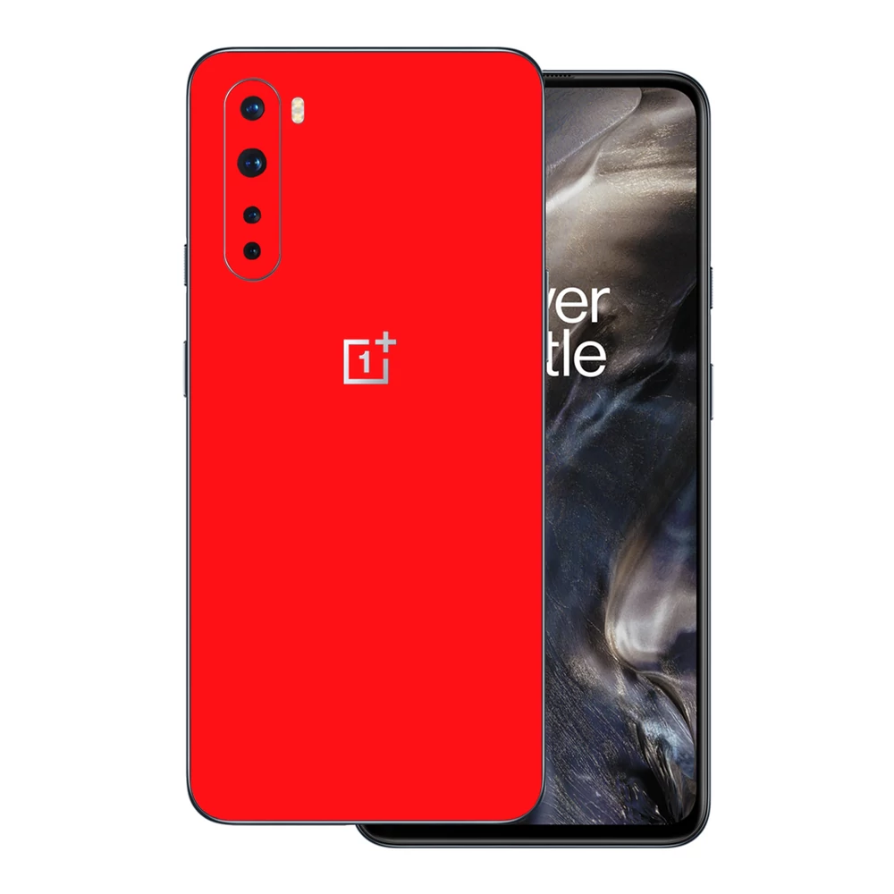 OnePlus Nord - Fényes piros hátlap fólia