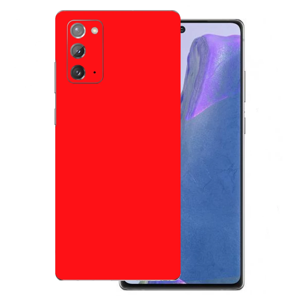 Samsung Galaxy Note 20 - Fényes piros hátlap fólia