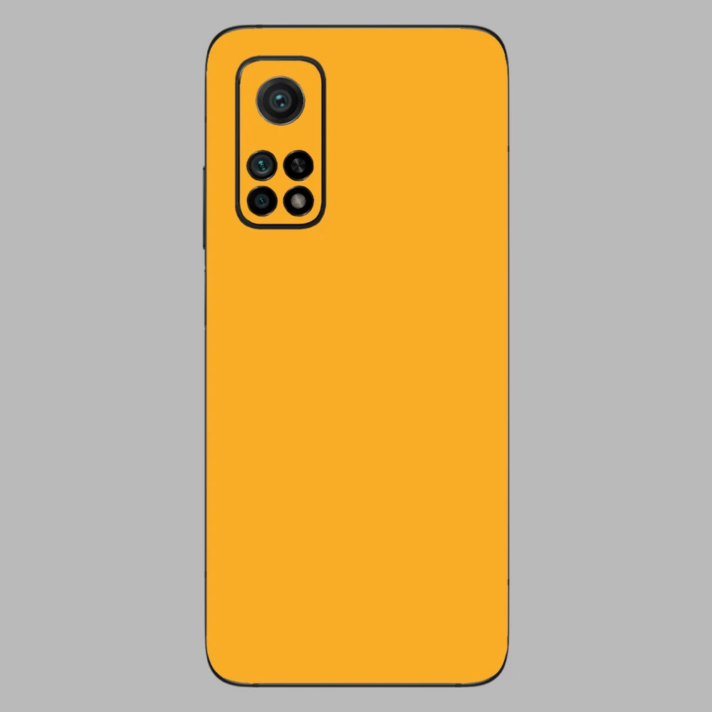 Xiaomi Mi 10T Pro - Fényes sárga hátlap fólia