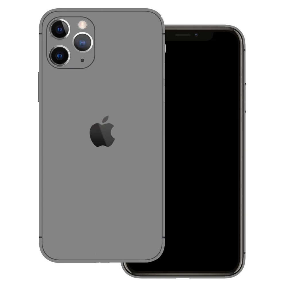 iPhone 11 Pro - Fényes szürke hátlap fólia